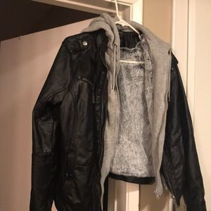 Jacket with a hoodie